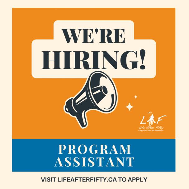 We're hiring a Program Assistant!